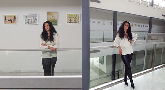 mayka Kaima expo Casa de la Cultura  Palacete Quinta del Berro 2018 Madrid